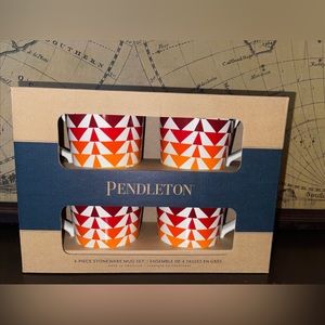 🧡💛☕️ Pendleton Mug Set of 4💛🧡